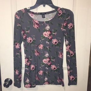 Rue 21 floral Long-sleeve Shirt
